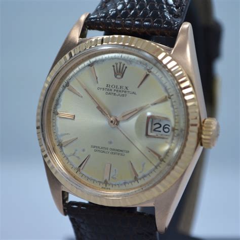 vintage rose gold Rolex watches